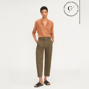 Everlane Olive Women’s Utility Barrel Pants